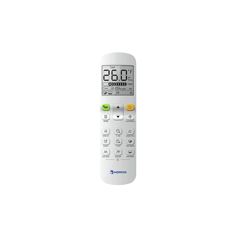FCU pultelis NORDIS NØRDIS NFC NØRDIS kasetiniai ventiliatoriniai konvektoriai (compact)